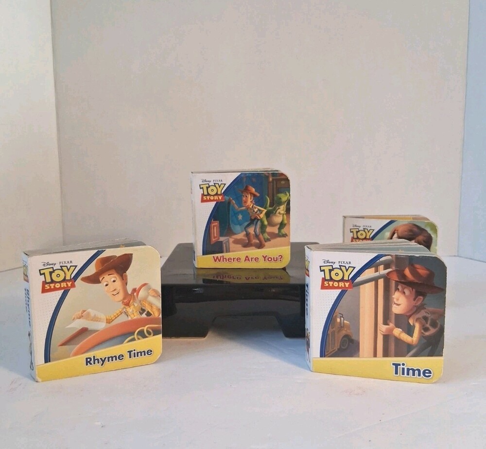 Disney Pixar Toy Story Mini Board Book Lot of 4 Woody Replacement PI Kids Chunky